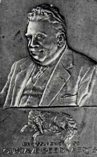 Plaquette commémorative - Gedenkplaat - Gustave Beernaerts 1932